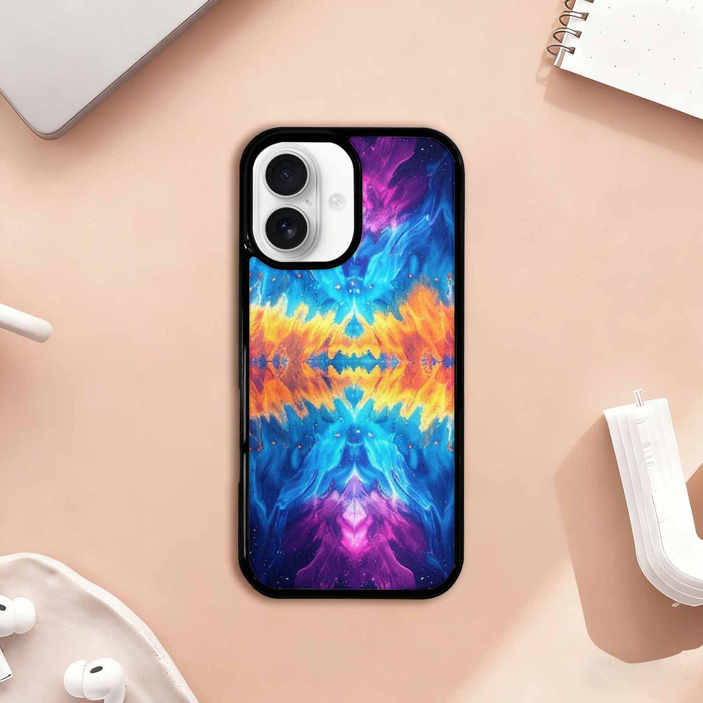iPhone 17 Case — Tie Dye Galaxy Tie Dye, Custom Print Case Cover