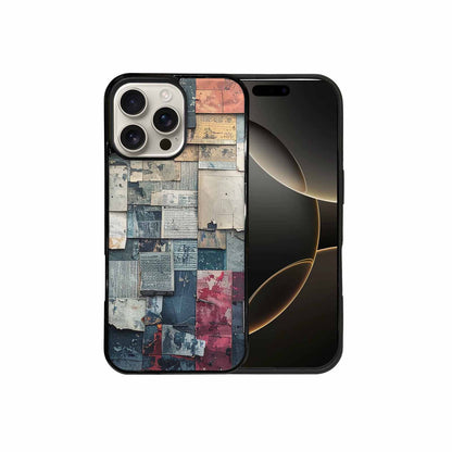 iPhone 16 Pro Max Case — Distressed Grunge Texture Pattern Hundreds Of, Custom Designed Case Cover