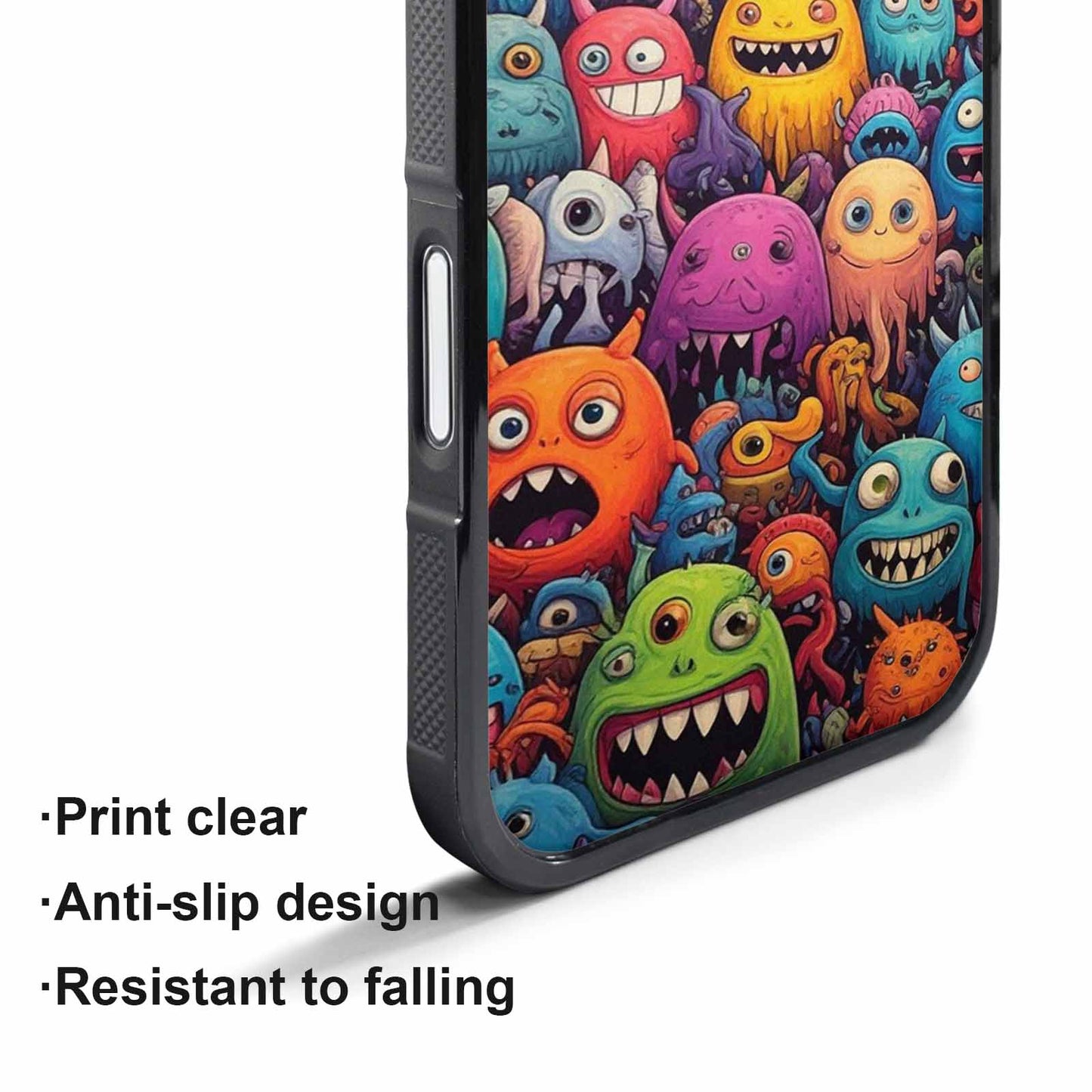 iPhone 17 Pro Case — Monsters General Cartoon Monsters Pattern Cartoon, Custom Print Case Cover