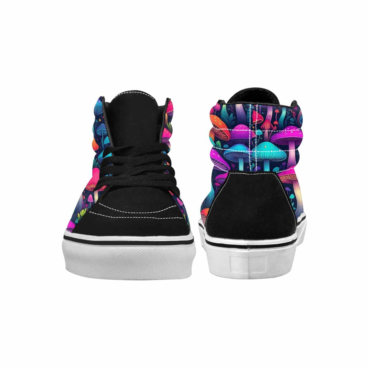 WOMEN'S Psychedelic Mushroom High Top Canvas Dreamcore Sneakers