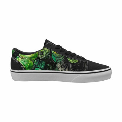 WOMEN'S Tie Lace-Up Canvas Surreal Custom Shoes