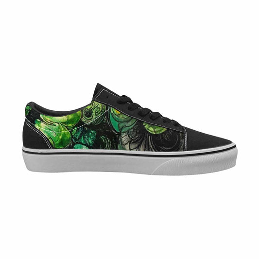 MEN'S Tie Lace-Up Canvas Surreal Custom Shoes