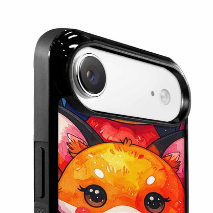 iPhone 17 Air Case — Watercolor Kawaii Fox Faces Watercolor Abstract, Custom Phone Case