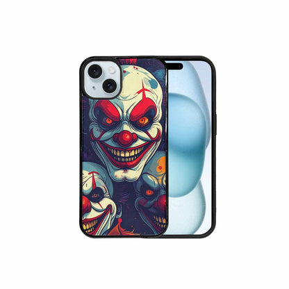 iPhone 15 Plus Case — Evil Clown Cartoon, Custom Made Phone Cover