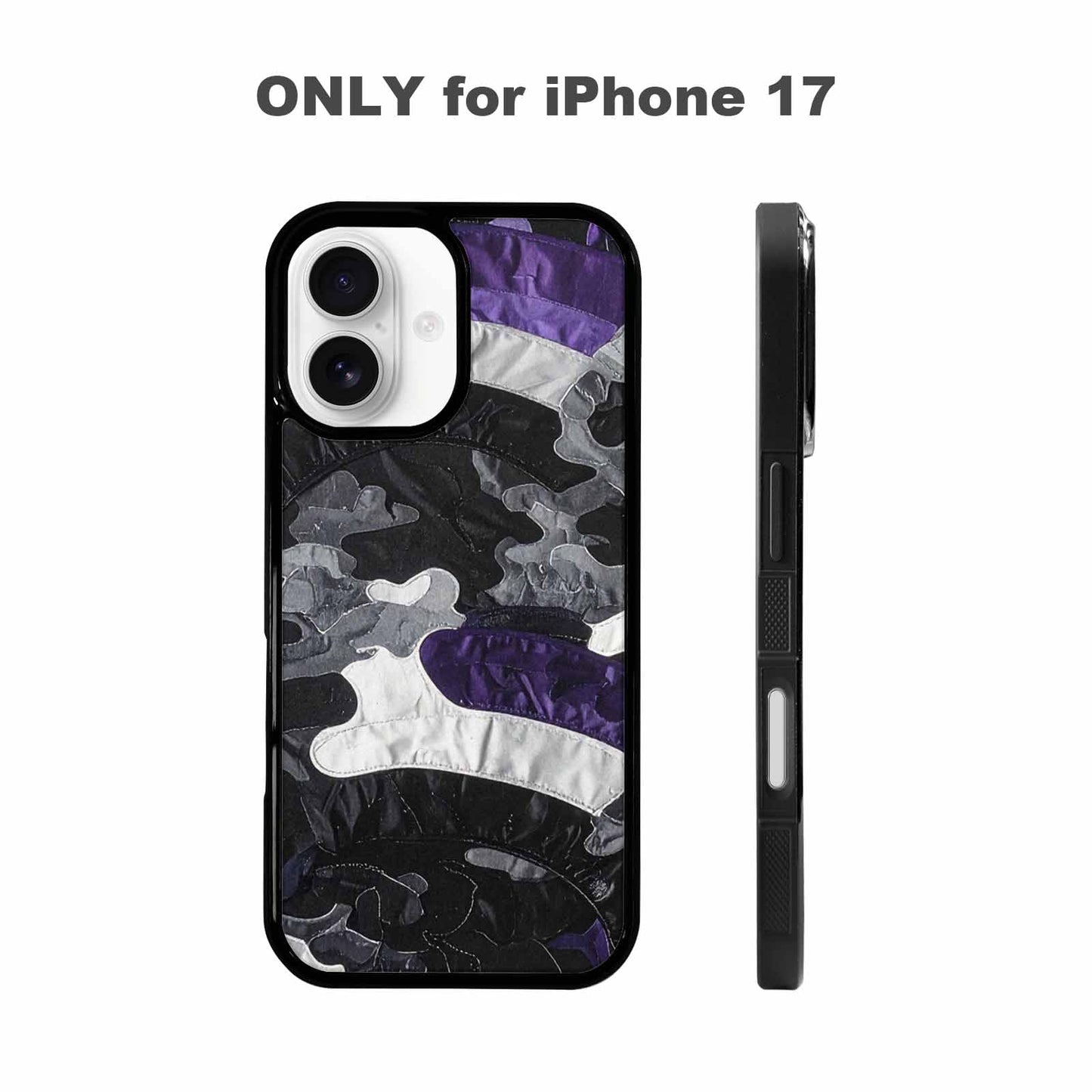 iPhone 17 Case — Vivid Camo Asexual Camo, Custom Printed Phone Case