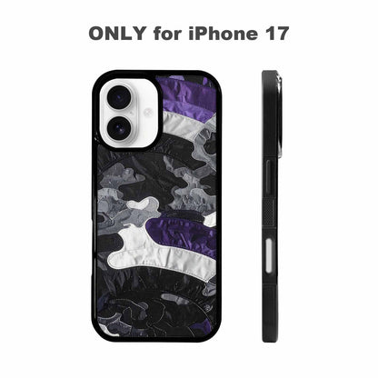iPhone 17 Case — Vivid Camo Asexual Camo, Custom Printed Phone Case