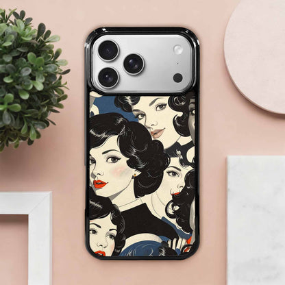 iPhone 17 Pro Max Case — Seamless Repeating Pattern Of Retro Vintage, Original Design Phone Case