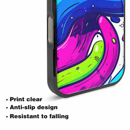 iPhone 15 Pro Max Case — Acid Wash Cartoon, Original Design Phone Case
