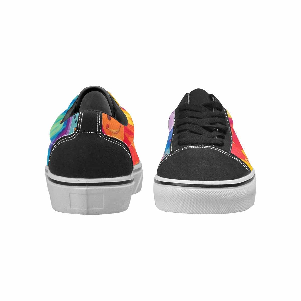 WOMEN'S Smiley Facessmiley Faces  Lace-Up Canvas Dreamcore Shoes