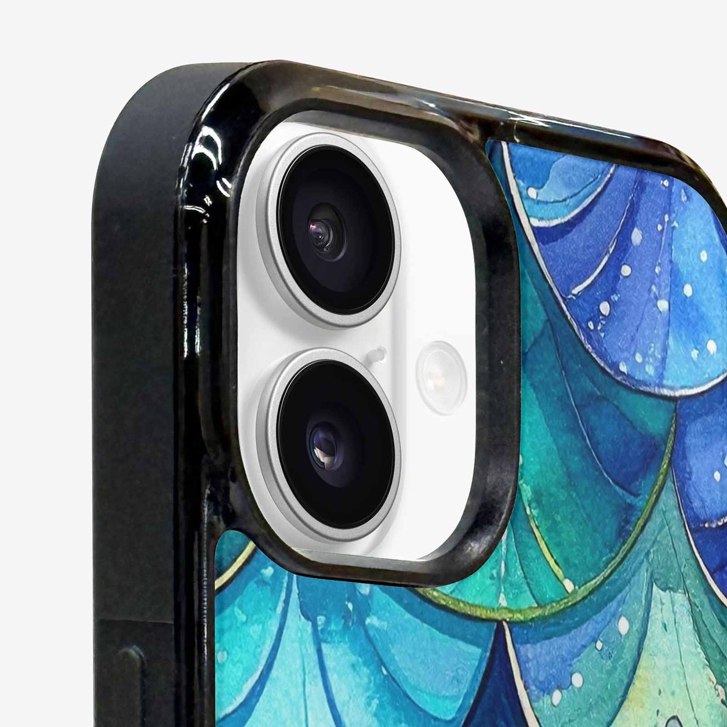 iPhone 16 Plus Case — Mermaid Scale, Custom Art Phone Cover