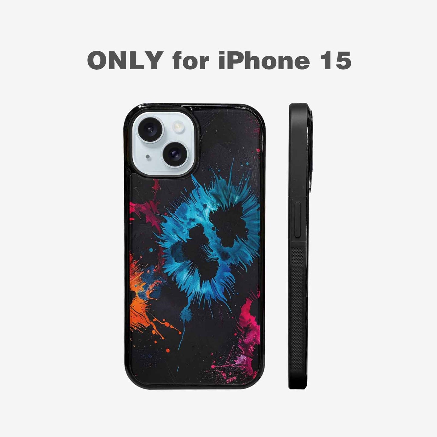 iPhone 15 Case — Dark Animal Print, Custom Art Phone Cover
