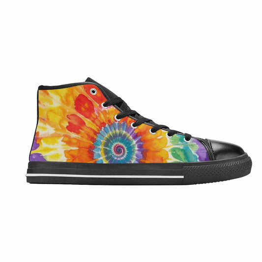 MEN'S Tie Dye Swirl High Top Canvas Dreamcore Shoes