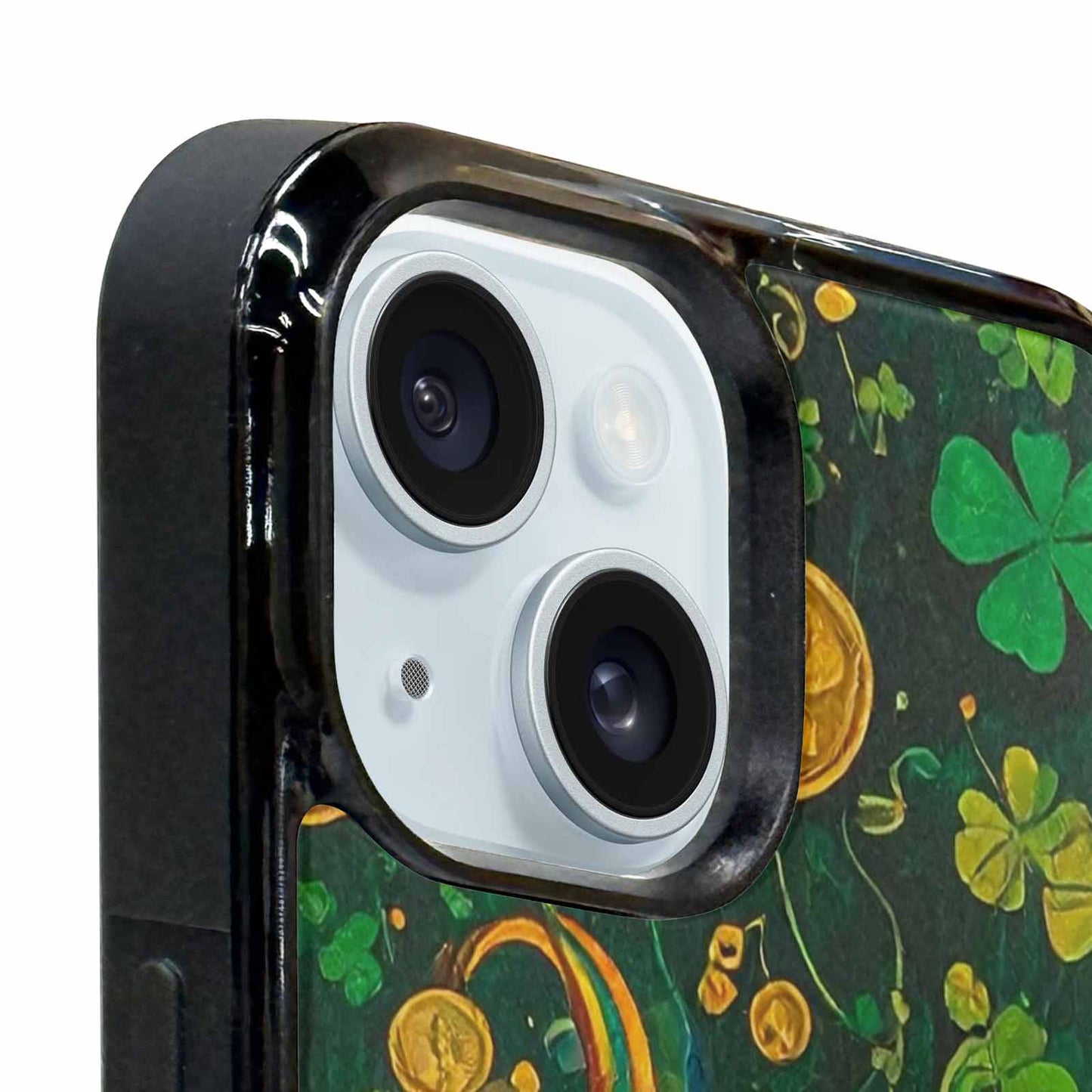iPhone 15 Plus Case — St Patrick\'s Clover St Patrick\'s Clover, Custom Phone Case