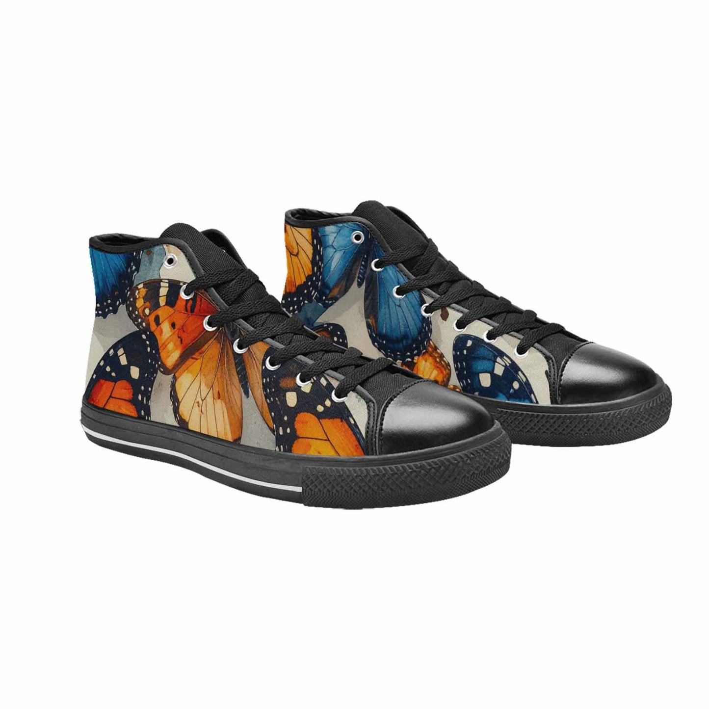 MEN'S Butterfly Wing High Top Canvas Cottagecore Shoes