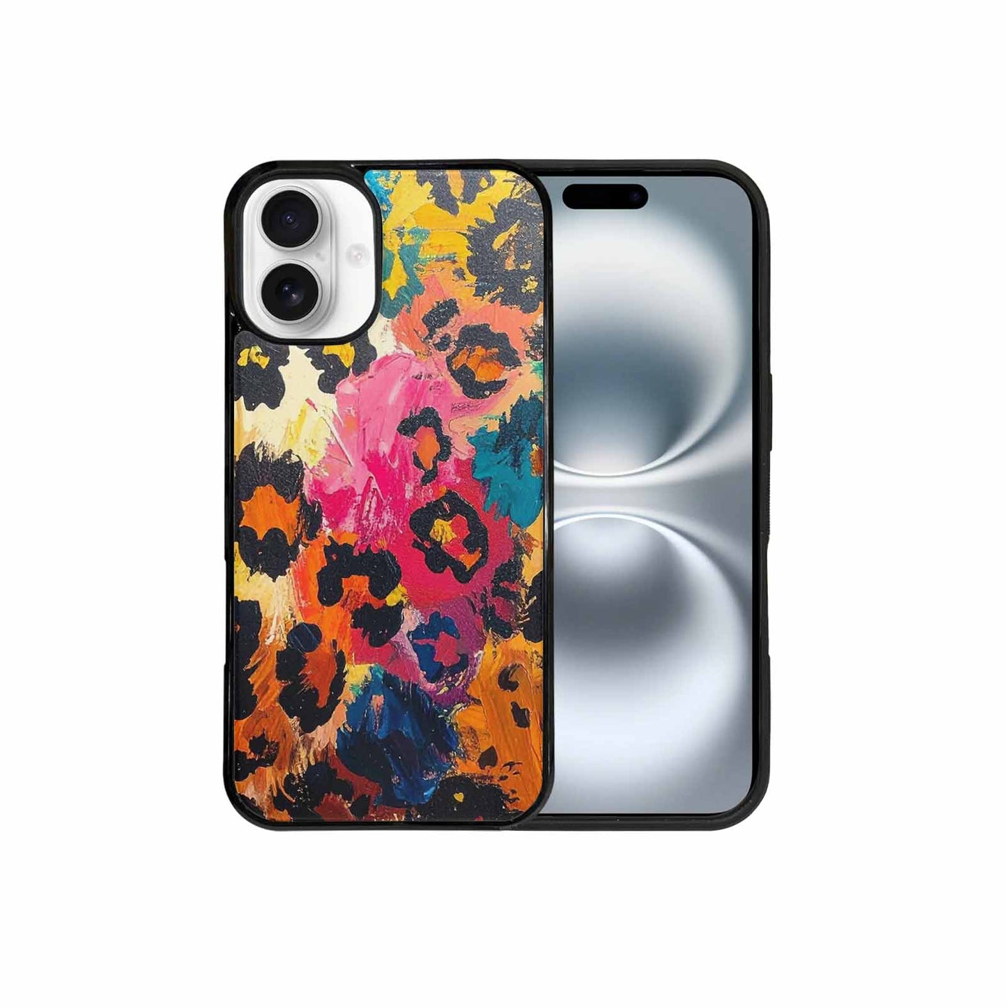 iPhone 16 Plus Case — Full Color Vibrant Animal Print Animal, Custom Made Phone Cover