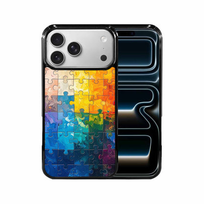 iPhone 17 Pro Max Case — Autism Puzzle Pieces Puzzle Original Art, Custom Print Case Cover