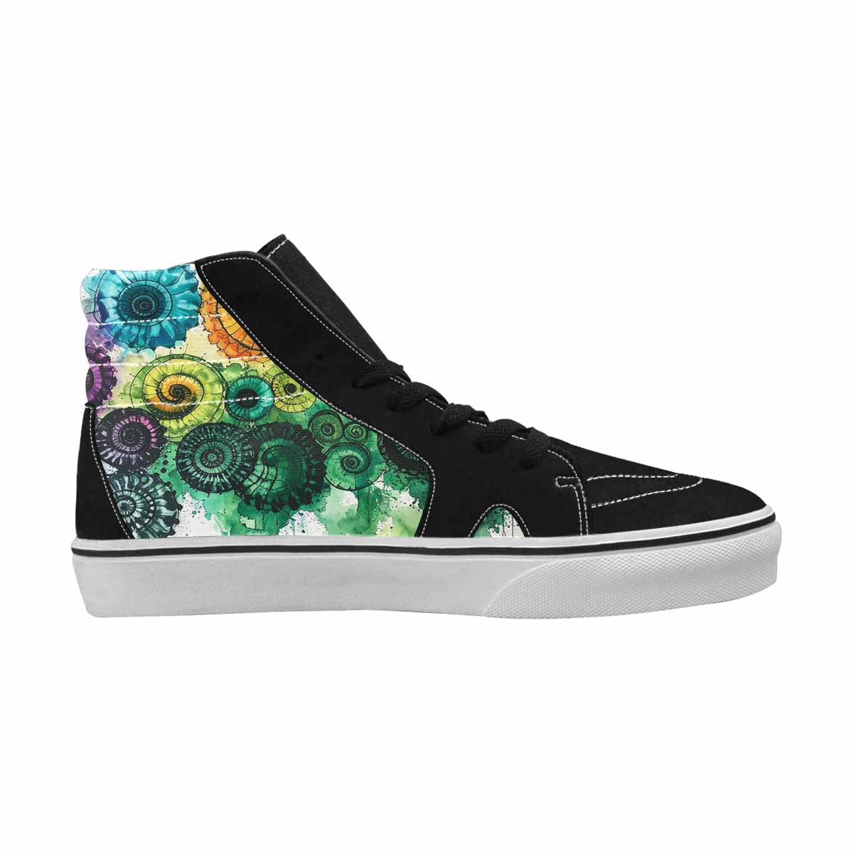 MEN'S Tie High Top Canvas Surreal Shoes