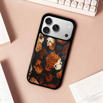 iPhone 17 Pro Case — Small Cow Animal Print Skin Animal, Original Design Phone Case