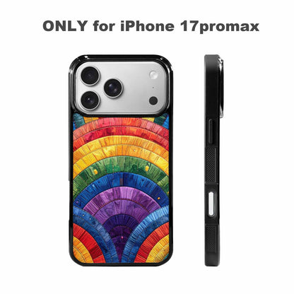 iPhone 17 Pro Max Case — Vivid Camo Rainbow Camo, Custom Designed Case Cover