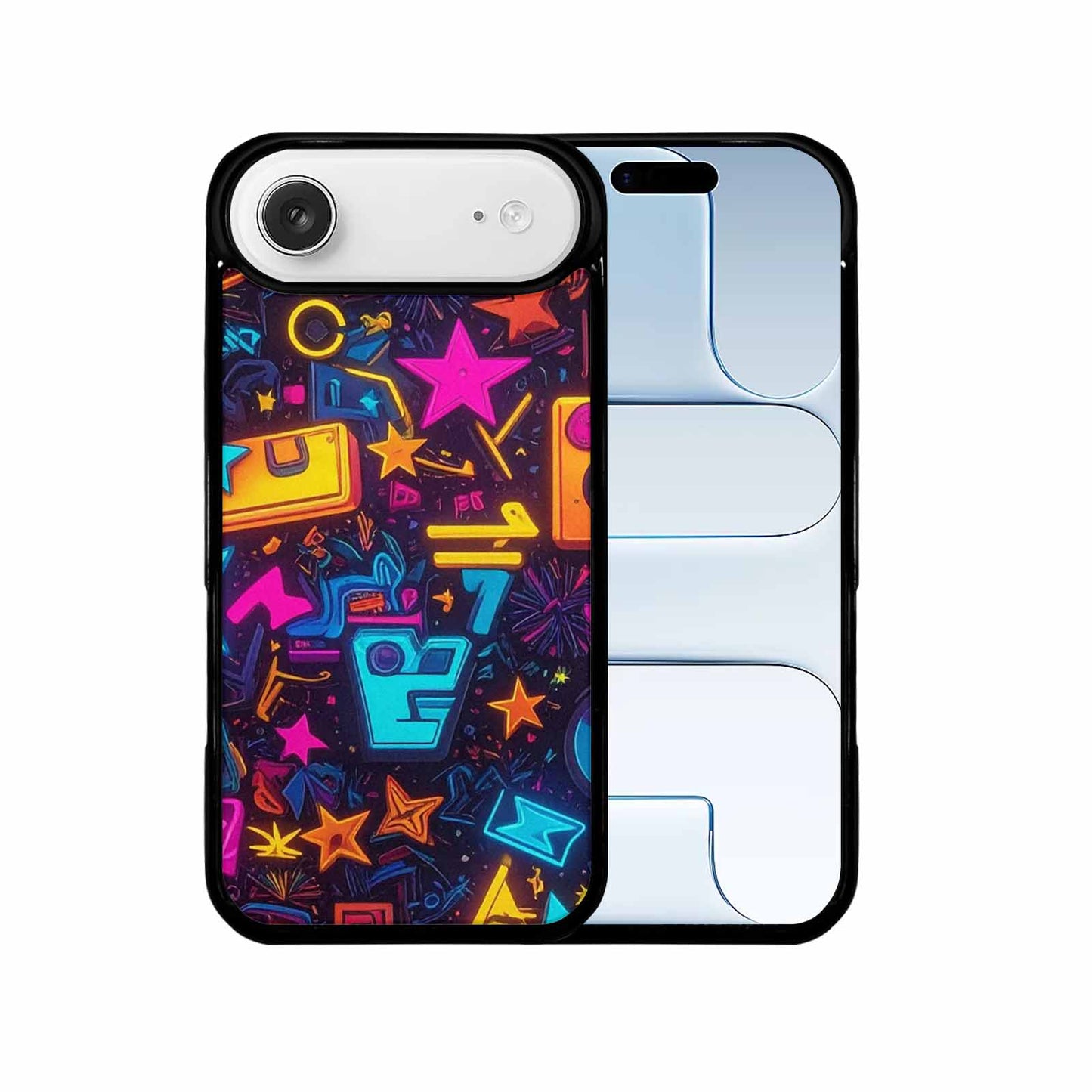iPhone 17 Air Case — Retro Motif Retro Motifs Pattern Retro, Customized Protective Case
