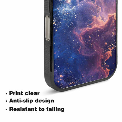iPhone 15 Pro Max Case — Nebula Texture With Dense Star Cluster, Customized Protective Case