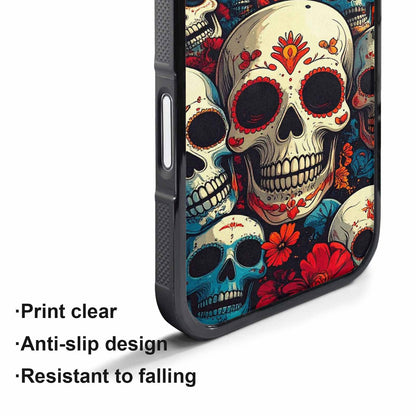 iPhone 17 Pro Max Case — Skull Dark Art Gothic Print Gothic, Custom Printed Phone Case