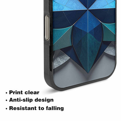iPhone 16 Pro Case — Geometric Origami Art Pattern, Original Design Phone Case