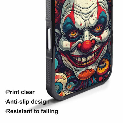 iPhone 17 Pro Max Case — Evil Circus Heads Faces Cartoon Cute, Custom Designed Case Cover