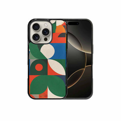iPhone 16 Pro Case — 1990s Memphis Art Pattern, Customized Protective Case