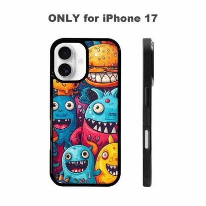iPhone 17 Case — Small Cartoon Monster Character Cartoon Cute, Custom Art Phone Cover