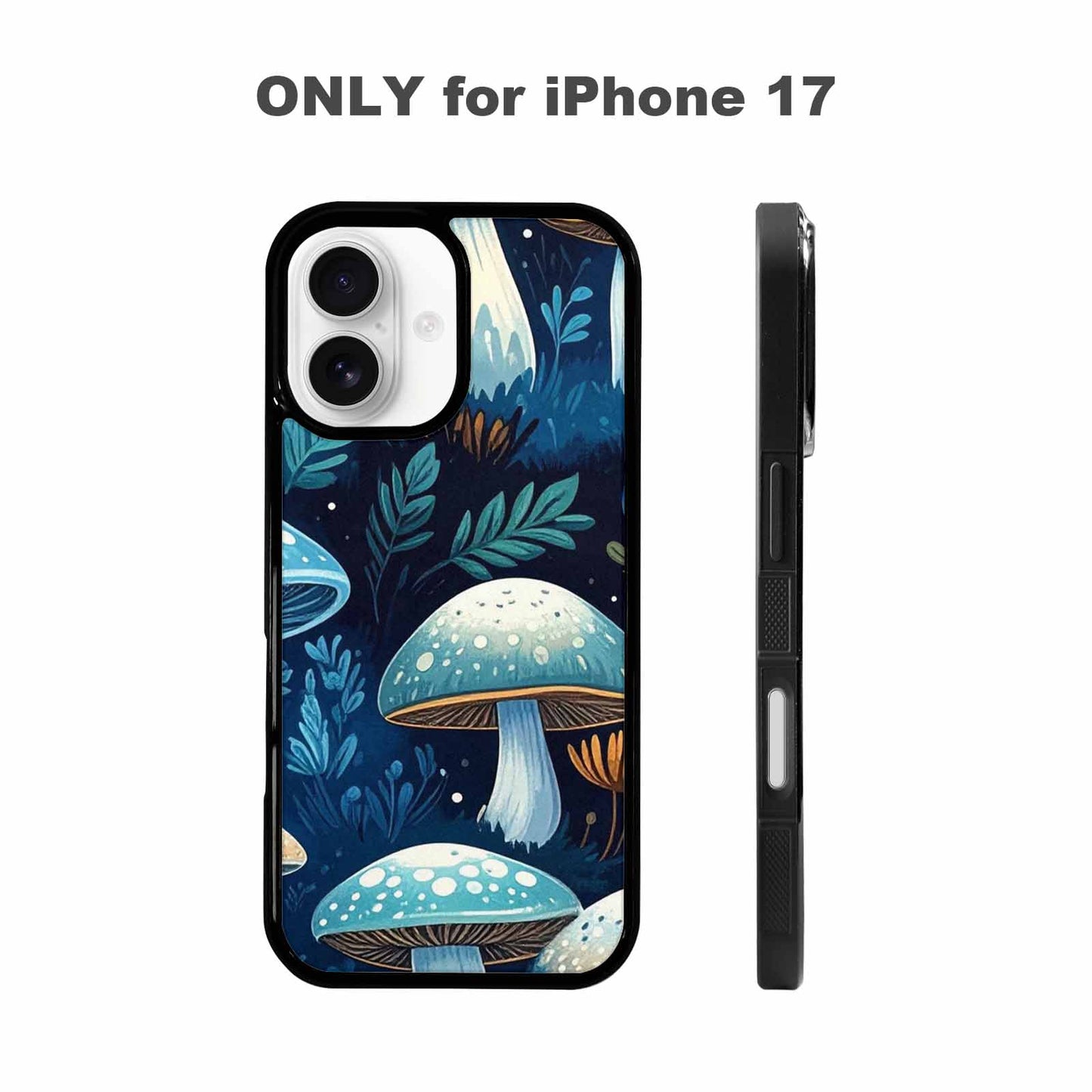 iPhone 17 Case — Vivid Winter Mushroom Cartoon Cute, Custom Made Phone Cover