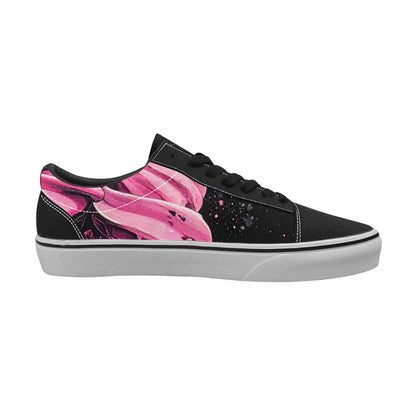WOMEN'S Ice Cream Motif Lace-Up Canvas Vivid Sneakers