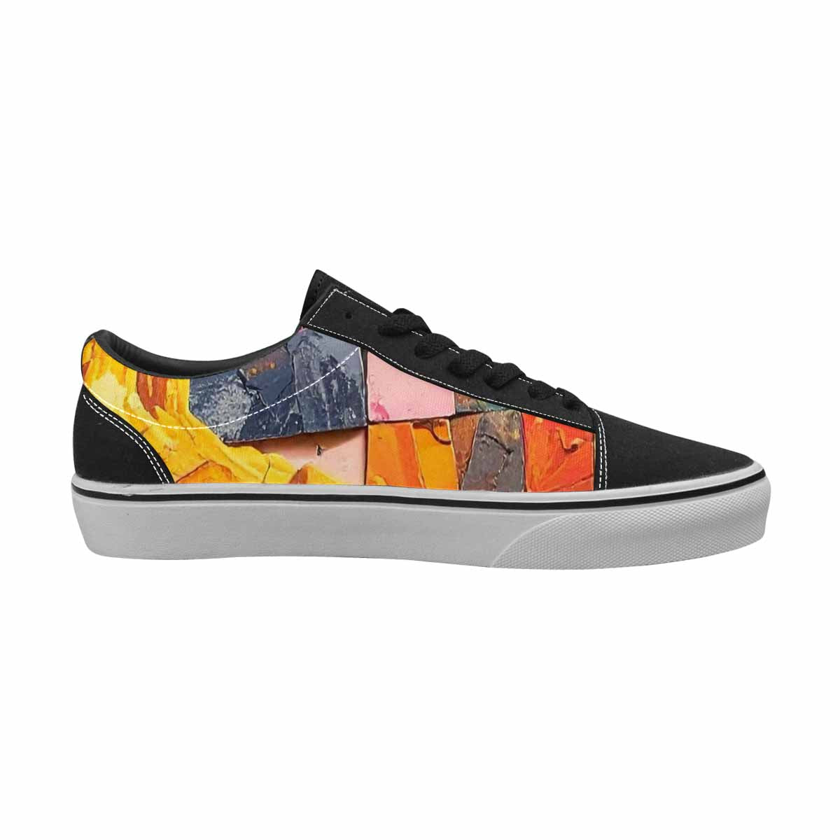 WOMEN'S Surreal Dream Fragment Lace-Up Canvas Grunge Custom Shoes
