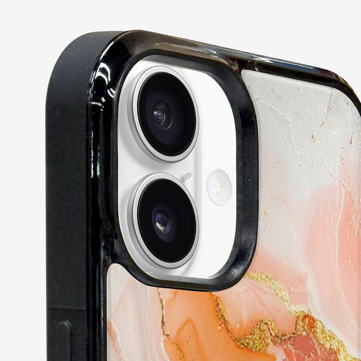 iPhone 16 Plus Case — Marble Vein Marble Veins Pattern Hundreds, Custom Designed Case Cover