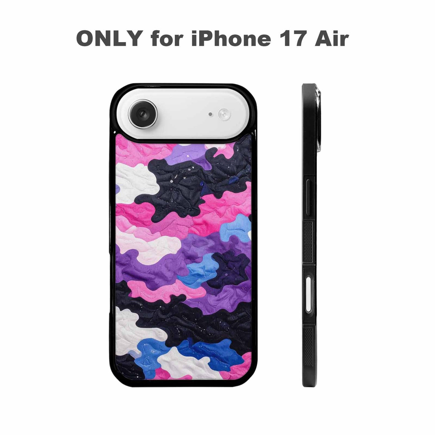 iPhone 17 Air Case — Vivid Camo Genderfluid Pride Camo, Customized Protective Case