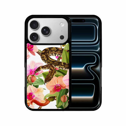 iPhone 17 Pro Case — Snakes Print Floral Seamless Pattern Floral, Custom Art Phone Cover