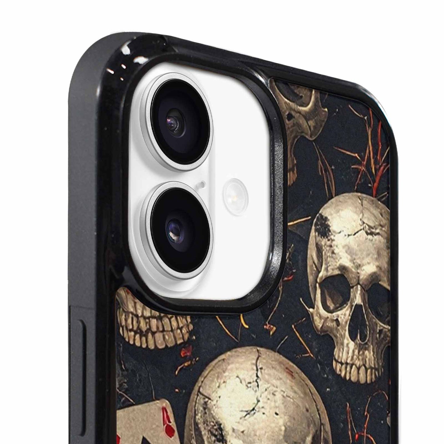 iPhone 17 Case — Skull Dark Art Gothic Print Gothic, Custom Printed Phone Case