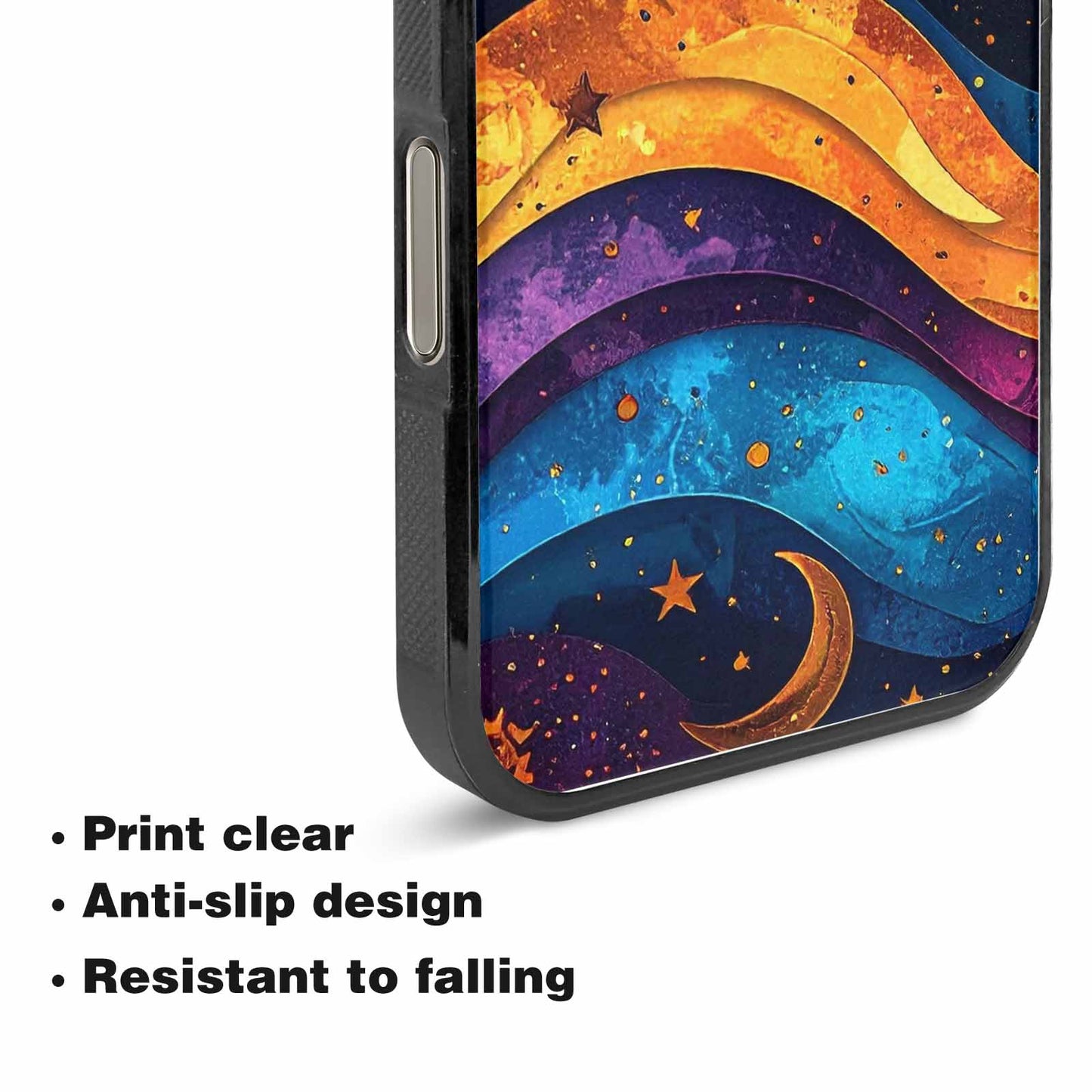 iPhone 15 Pro Max Case — Steampunk Galaxy Art Seamless Pattern Vibrant, Custom Art Phone Cover
