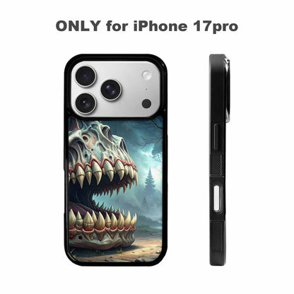 iPhone 17 Pro Case — Skull Dark Art Gothic Print Gothic, Custom Phone Case