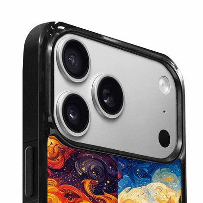 iPhone 17 Pro Case — Small Van Gogh Style Swirl Galaxy, Custom Made Phone Cover