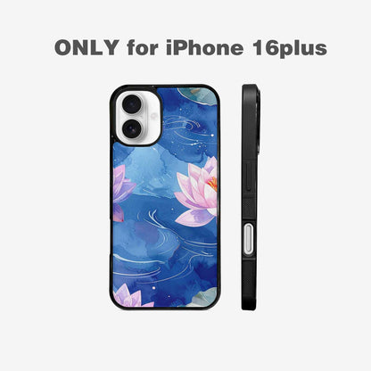 iPhone 16 Plus Case — Water Lilies Impressionist, Custom Printed Phone Case