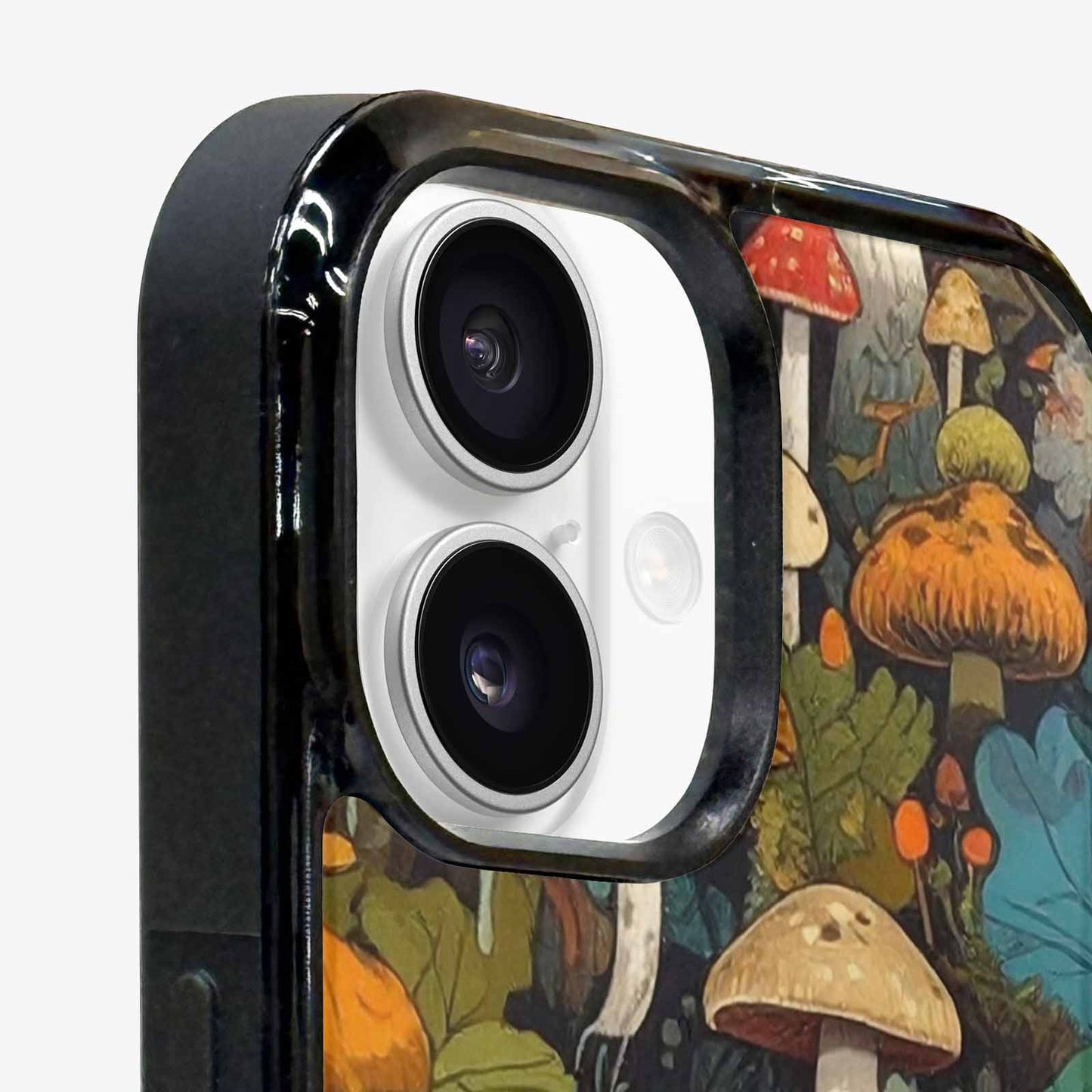 iPhone 16 Case — Mushrooms Camomushrooms Patter Bki Personalized Phone, Custom Designed Case Cover