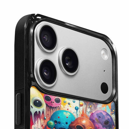 iPhone 17 Pro Max Case — Aliens Camomelting Aliens Patt Alien Scifi, Custom Print Case Cover