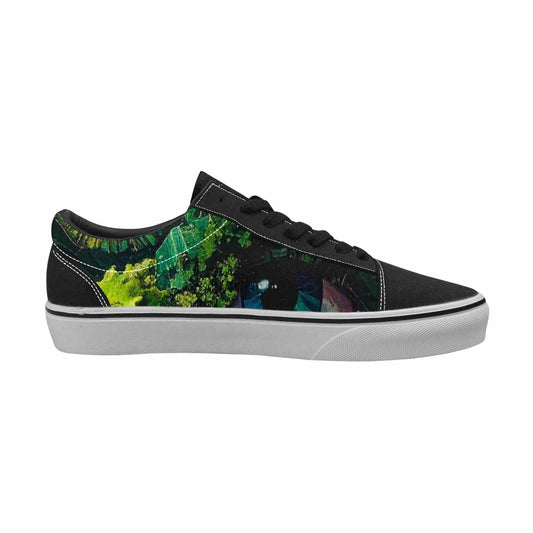 WOMEN'S Reptile Eye Cartoon Canvas Lace-Up Vibrant Chaos Sneakers
