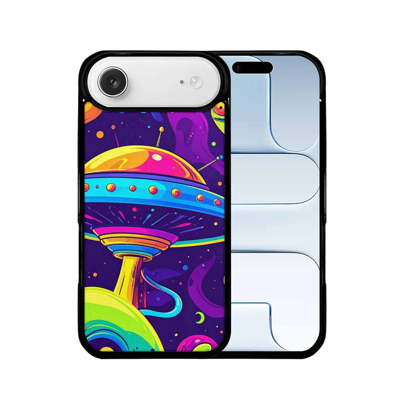 iPhone 17 Air Case — Alien Ufo Cartoon Art Pattern Alien, Custom Designed Case Cover