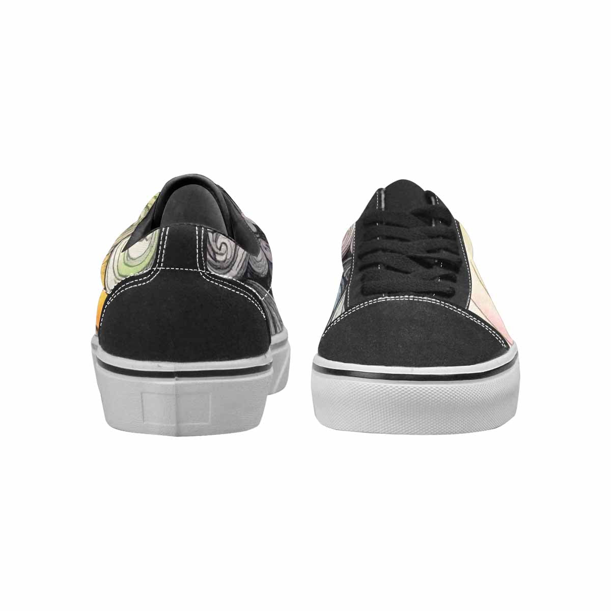 WOMEN'S Tie Lace-Up Canvas Neon Fantasy Shoes