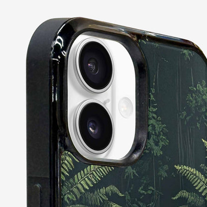 iPhone 16 Plus Case — Seamless Pattern Ancient Redwood Forest Giant, Unique Phone Case Design