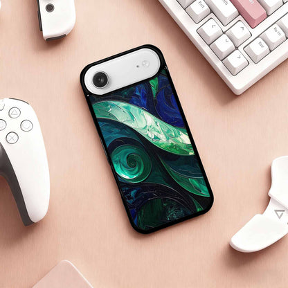 iPhone 17 Air Case — Seamless Tileable Pattern Of Overlapping Tie, Custom Art Phone Cover