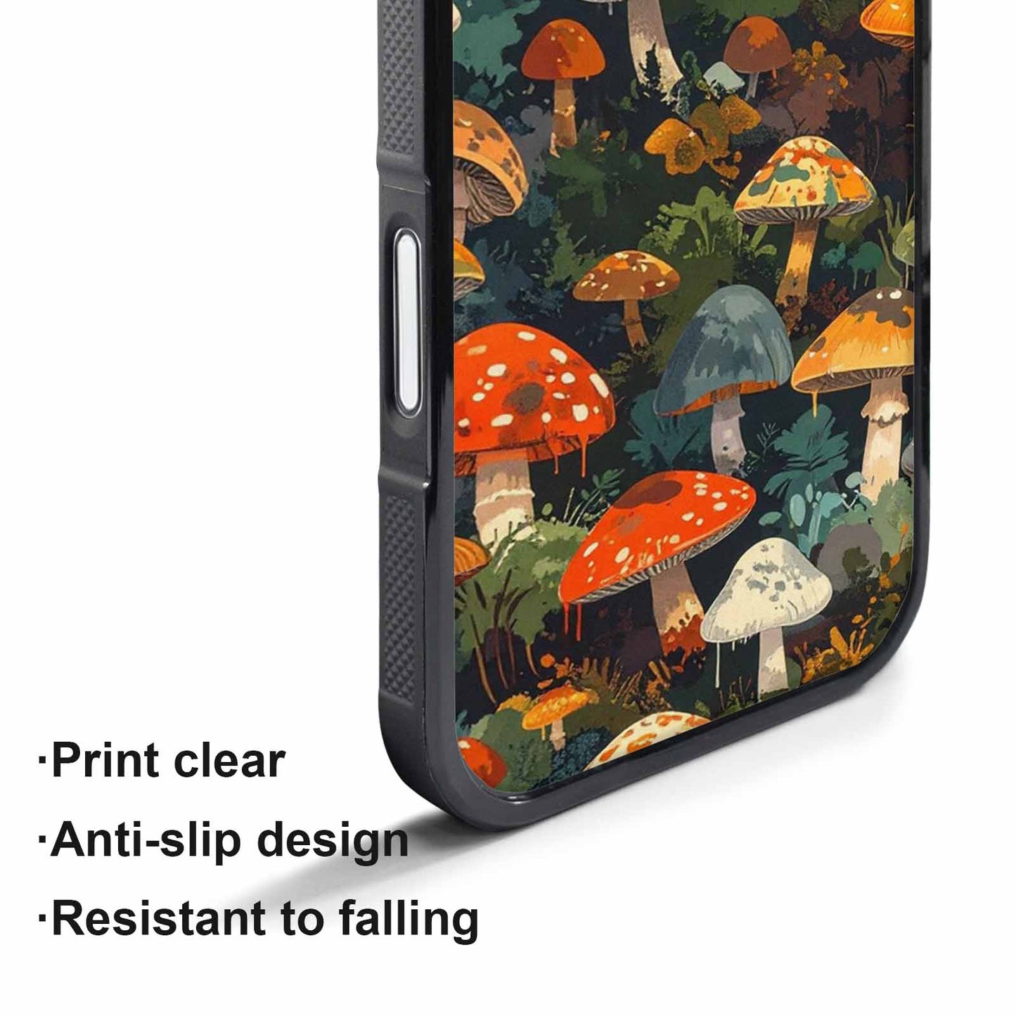 iPhone 17 Pro Case — Mushrooms Camomushrooms Patter Snn Camo, Custom Art Phone Cover