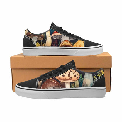 WOMEN'S Mushrooms Lace-Up Canvas Grunge Shoes